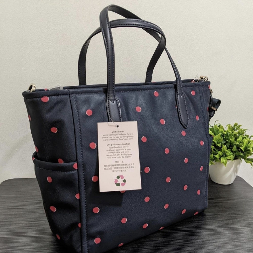 KATE SPADE NEW YORK CHELSEA THE LITTLE BETTER BLUE MULTI MEDIUM SATCHEL KA497. - Picture 5 of 5